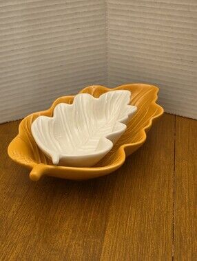 Hallmark Fall Leaf Trinket Bowl Set